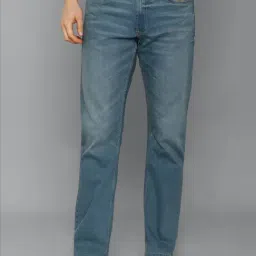 Allen Solly Jeans Blue Cotton Regular Fit Jeans-image-54