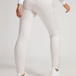 Guess White Print Trackpants image 2