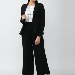 Van Heusen Black Chequered Blazer image 4