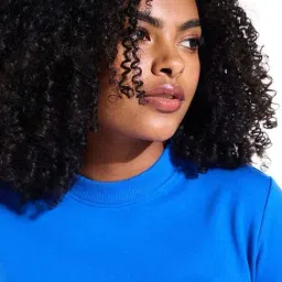 Bewakoof Blue Regular Fit Sweatshirt image 5