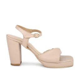 Inc.5 Women's Beige Ankle Strap Sandals image 1