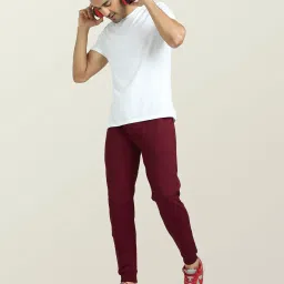 XYXX Scarlet Red Regular fit Joggers image 5