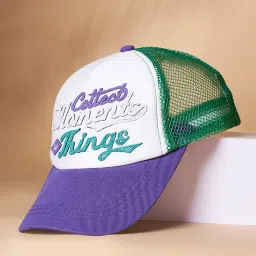 Pantaloons Junior Green Printed Baseball Cap image 1