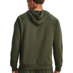 Under Armour Green Cotton Loose Fit Hooded Sweatshirt image 2