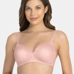 Amante Blush Pink Non Wired Padded T-Shirt Bra image 1