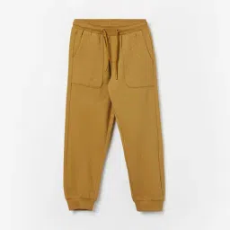 Fame Forever by Lifestyle Boys Khaki Cotton Printed Joggers-picture-23