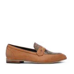 Carlo Romano Women's Brown Casual Loafers image 2