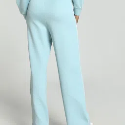 Puma Blue Textured Pattern Sports Track Pants image 2