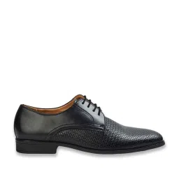 Code by Lifestyle Men's Black Derby Shoes image 2