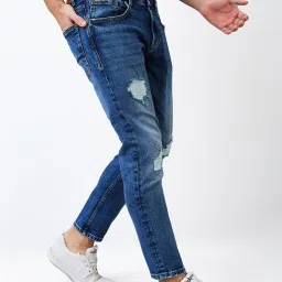 Spykar Men Slim Fit Mid Rise Cotton Casual Jeans image 2