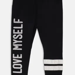 ZIAMA Kids Navy Printed Capri image 1