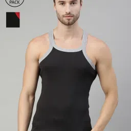 Dixcy Scott Originals Multi Cotton Regular Fit Vest - Pack Of 2 image 1