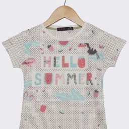 ZIAMA Kids Multicolor Printed Top image 1