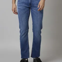 celio celio* Blue Slim Fit Lightly Washed Jeans image 1