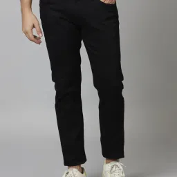 celio celio* Black Slim Fit Lightly Washed Jeans image 1