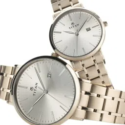 Titan NR9400294202WM01P Modern Pair II Couple Analog Watch image 2