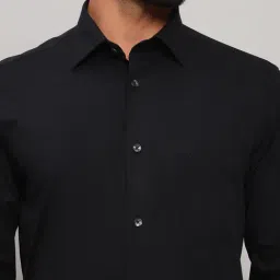 Cantabil Black Regular Fit Shirt image 5