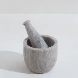 Westside Home Pink Sawar Marble Mortar With Pestle image 2