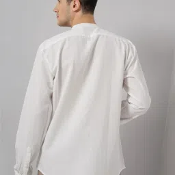 Celio White Cotton Regular Fit Shirt image 2