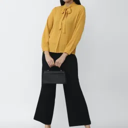 Van Heusen Yellow Plain Shirt image 4