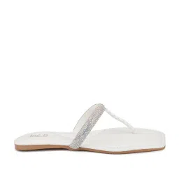 Inc.5 Women's White T-Strap Sandals image 1