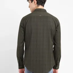 Levi's Dark Green Slim Fit Checks Shirt image 2