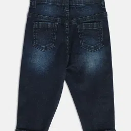 MINIKLUB Kids Blue Solid Jeans image 2