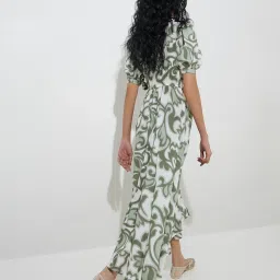 Bombay Paisley by Westside Sage Paisley Printed A-Line Dress image 2