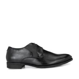 San Frissco Men's Black Derby Shoes-picture-39