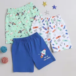 Bumzee Kids Multicolor Printed Shorts (Pack Of 3) image 1