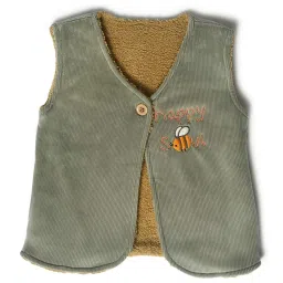 MiArcus Kids Green Embroidered Shrug image 1