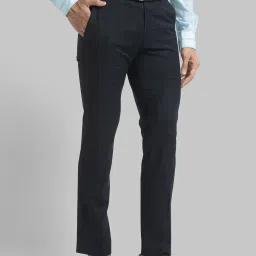 Park Avenue Black  Super Slim Fit Trousers image 4