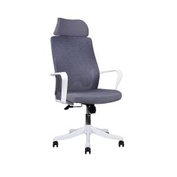 MRC Executive Chairs Ergonomic Office Chair with Lumbar Support, Fixed Ergonomic Armrests Grey & White-picture-32