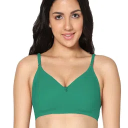 IN CARE Green Cotton T-Shirt Bra image 1