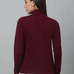 Cantabil Wine Fleece Regular Fit Sweatshirt image 2