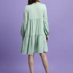 Forever 21 Sage Green A-Line Dress image 2