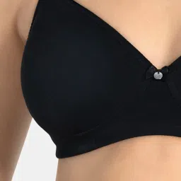Amante Black Non Wired Padded Backless Bra image 4