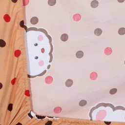 Klotthe Character based Multicolor 210 TC Cotton King Bedsheet with 2 Pillow Covers image 5