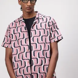 ether Printed Pure Cotton Shirt-image-30