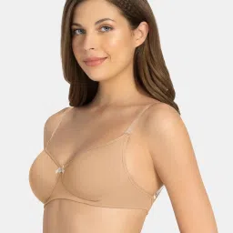 Amante Sandalwood Non Wired Padded Backless Bra image 3