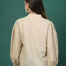 Melon By plusS Brown Plain Top image 2