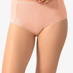 Amante Impatiens Pink Lace Hipster Panty image 1