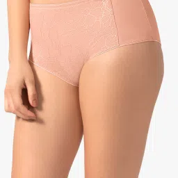 Amante Impatiens Pink Lace Hipster Panty image 3