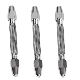 Buyohlic International Double Sided Pin Vice with Reversible Collets On Each End with 0.1 mm to 3 mm Collet 1, 0.5 mm to 2 mm Collet 2 Size Range, N6-77G8-5JVB (Pack of 3)-picture-15