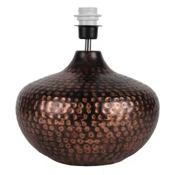 Homesake Green Hammered Oil-Rubbed Bronze Metal Table Lamp image 4