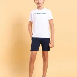 U.S. Polo Assn. Boys White Half Sleeves T-Shirt-picture-40