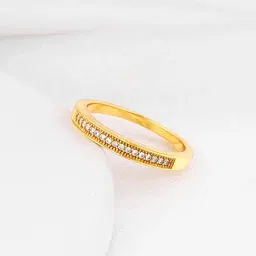 GIVA 925 Sterling Silver Golden Ring for Women-picture-39