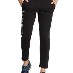 Wildcraft Black Cotton Regular Fit Printed Trackpants-picture-28