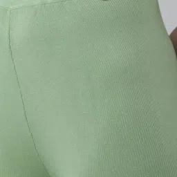 Van Heusen Green Cotton Mid Rise Trousers image 5