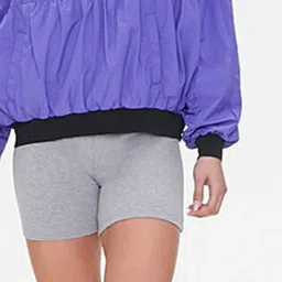 Forever 21 Purple & Black Regular Fit Anorak Jacket image 5